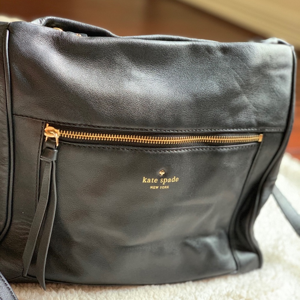 Black Leather Kate Spade Purse